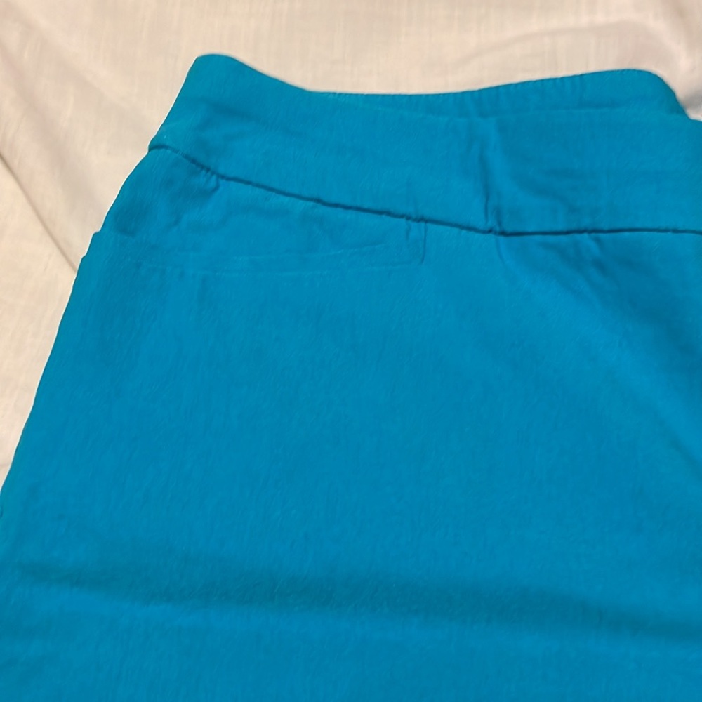 Chicos 2.5 Size 14 sky blue shorts 7” - Picture 8 of 14